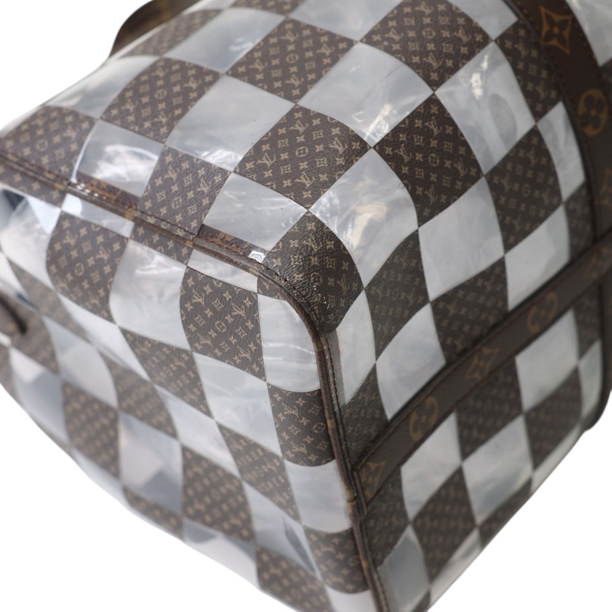 Louis Vuitton Monogram Chess Keepall Bandouliere 50 Boston Bag Brown — view 6