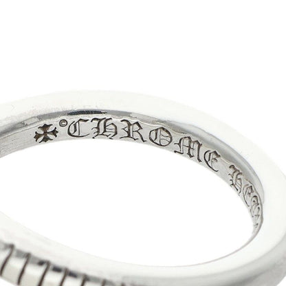 Chrome Hearts Nail Crsball Cross Ball Silver Ring — view 3