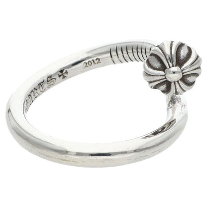 Chrome Hearts Nail Crsball Cross Ball Silver Ring — view 5
