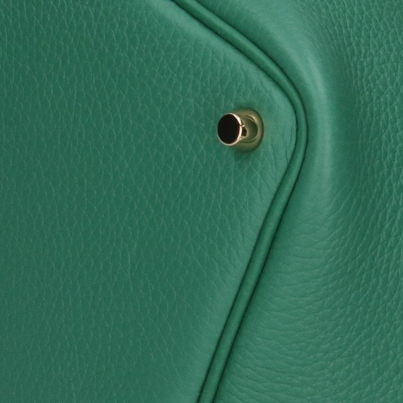 Hermes Picotin Lock PM Taurillon Clemence Vert Jade Handbag PM — view 4