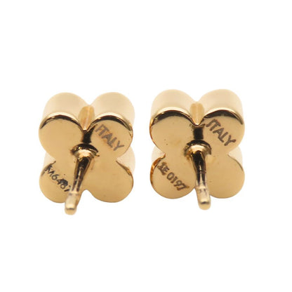 Louis Vuitton Earrings Boucles D'oreilles Fast Flower Metal Gold Monogram Plated — view 3