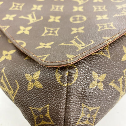 Louis Vuitton Shoulder Bag Monogram Musette Brown — view 8