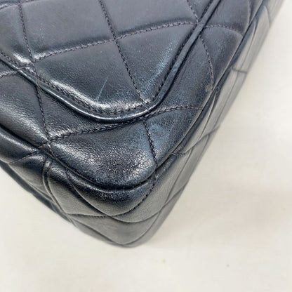 Chanel Handbag Quilted Lambskin Black Gold — view 7