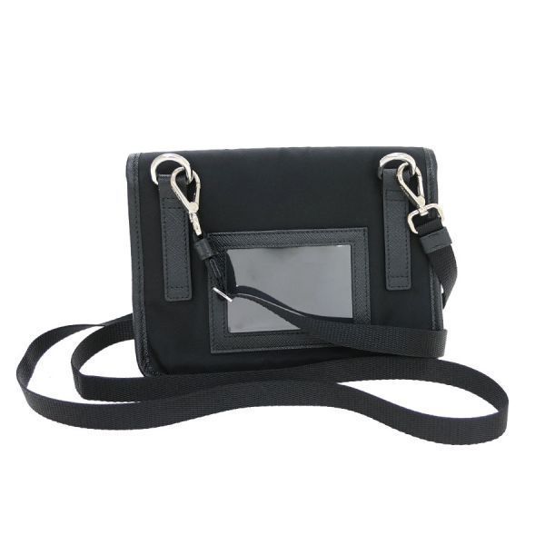 Prada Re-Nylon Phone Shoulder Strap Messenger Bag — view 3