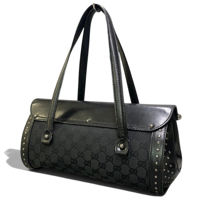 Gucci Tom Ford Era Studded Bamboo Bag Black — view 5