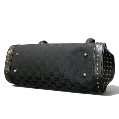 Gucci Tom Ford Era Studded Bamboo Bag Black — view 7
