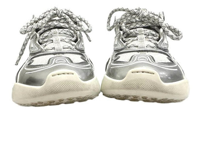 Gucci T Cube Demetra Mesh GG Sole Low Top Sneakers Silver White — view 6
