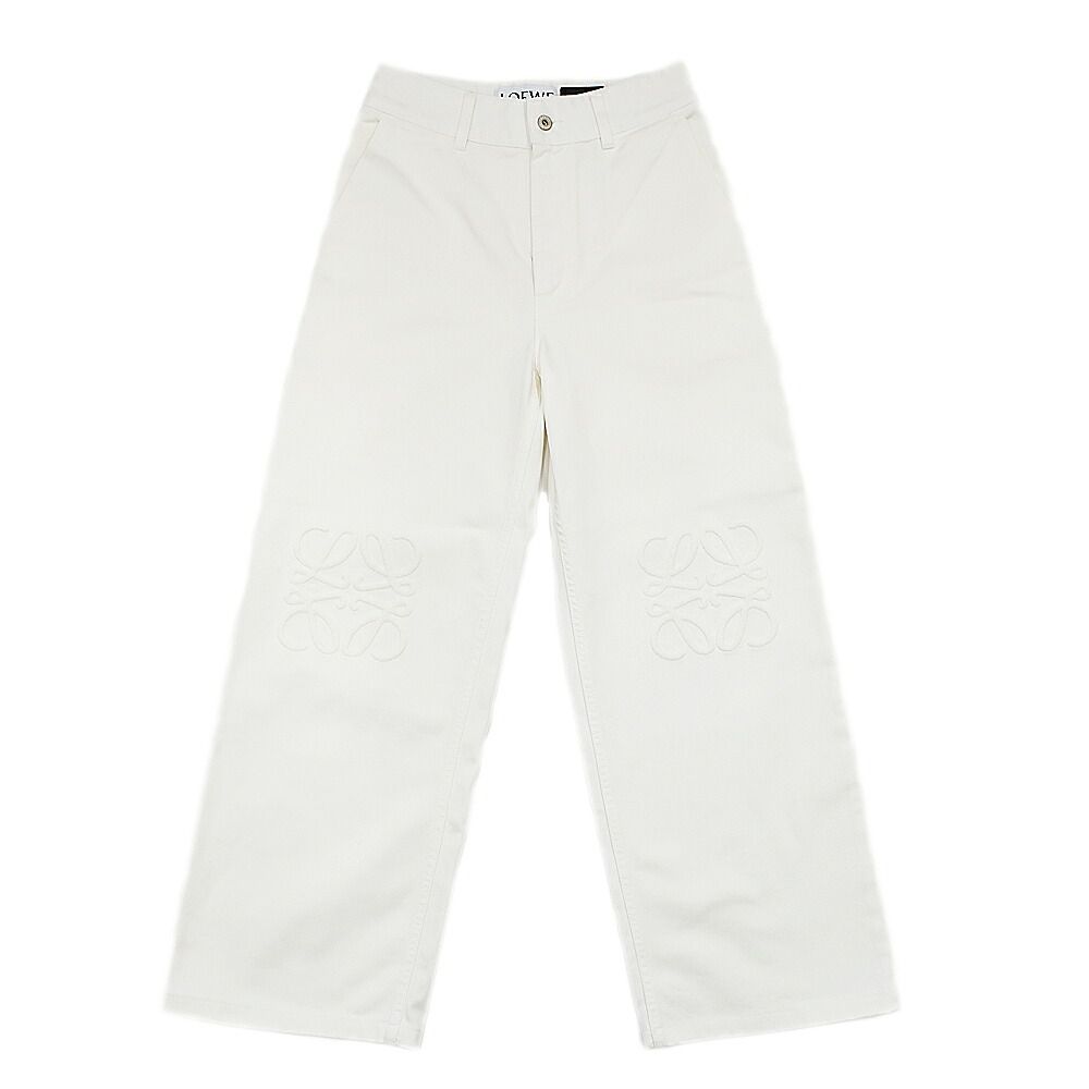 Loewe Pants Denim White Cotton 34 Jeans