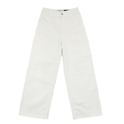 Loewe Pants Denim White Cotton 34 Jeans
