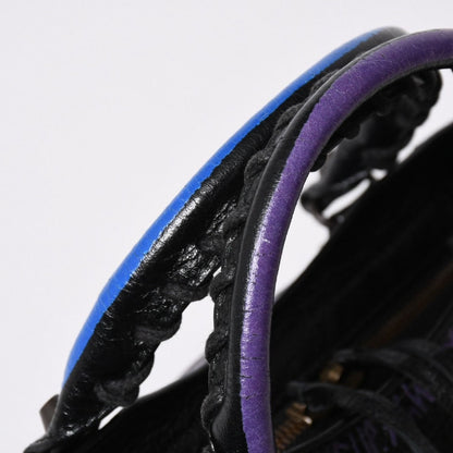 Balenciaga 2-Way Shoulder Bag Classic City Classic Black Blue Purple — view 6