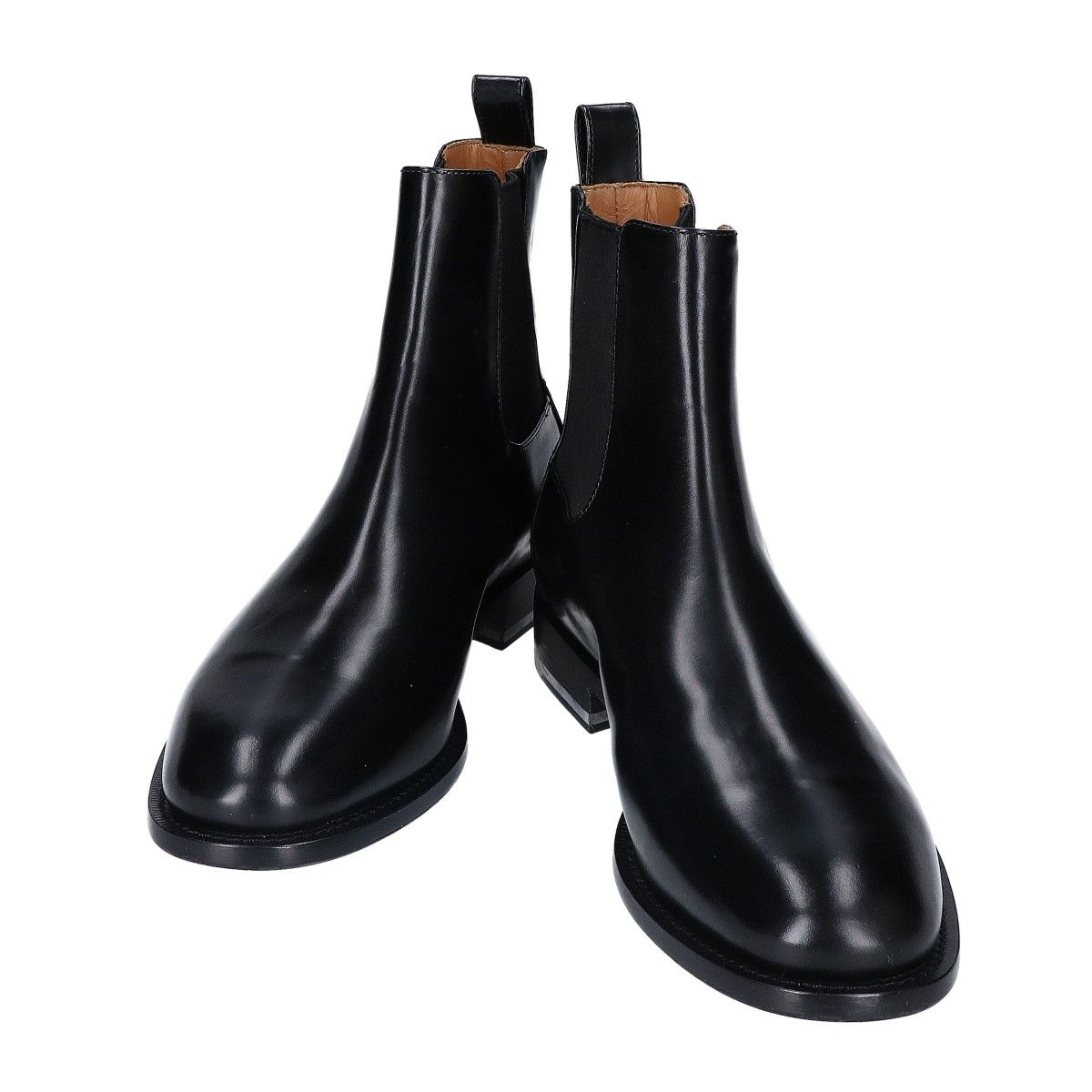 Max Mara Leather Side Gore Boots