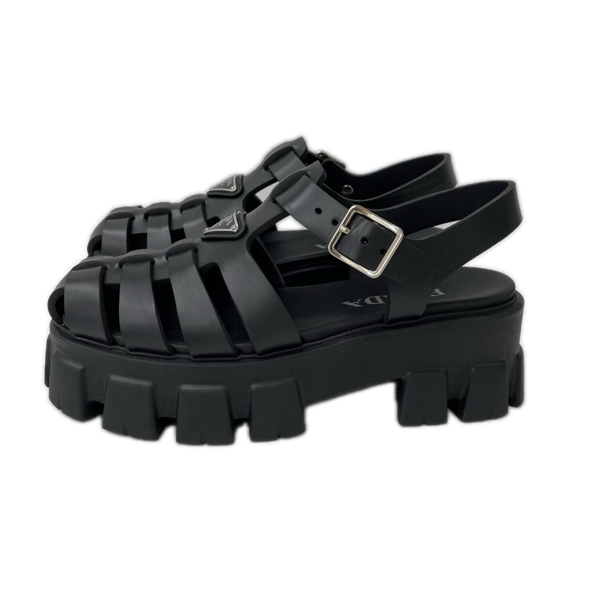 Prada Monolith Rubber Sandals — view 2