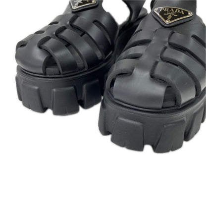 Prada Monolith Rubber Sandals — view 8