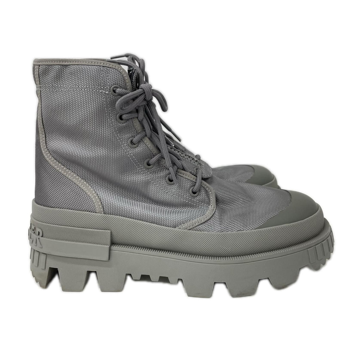 Moncler Genius Hyke Desertyx Ankle Boots Back Logo Mesh Rubber Lace-up — view 4