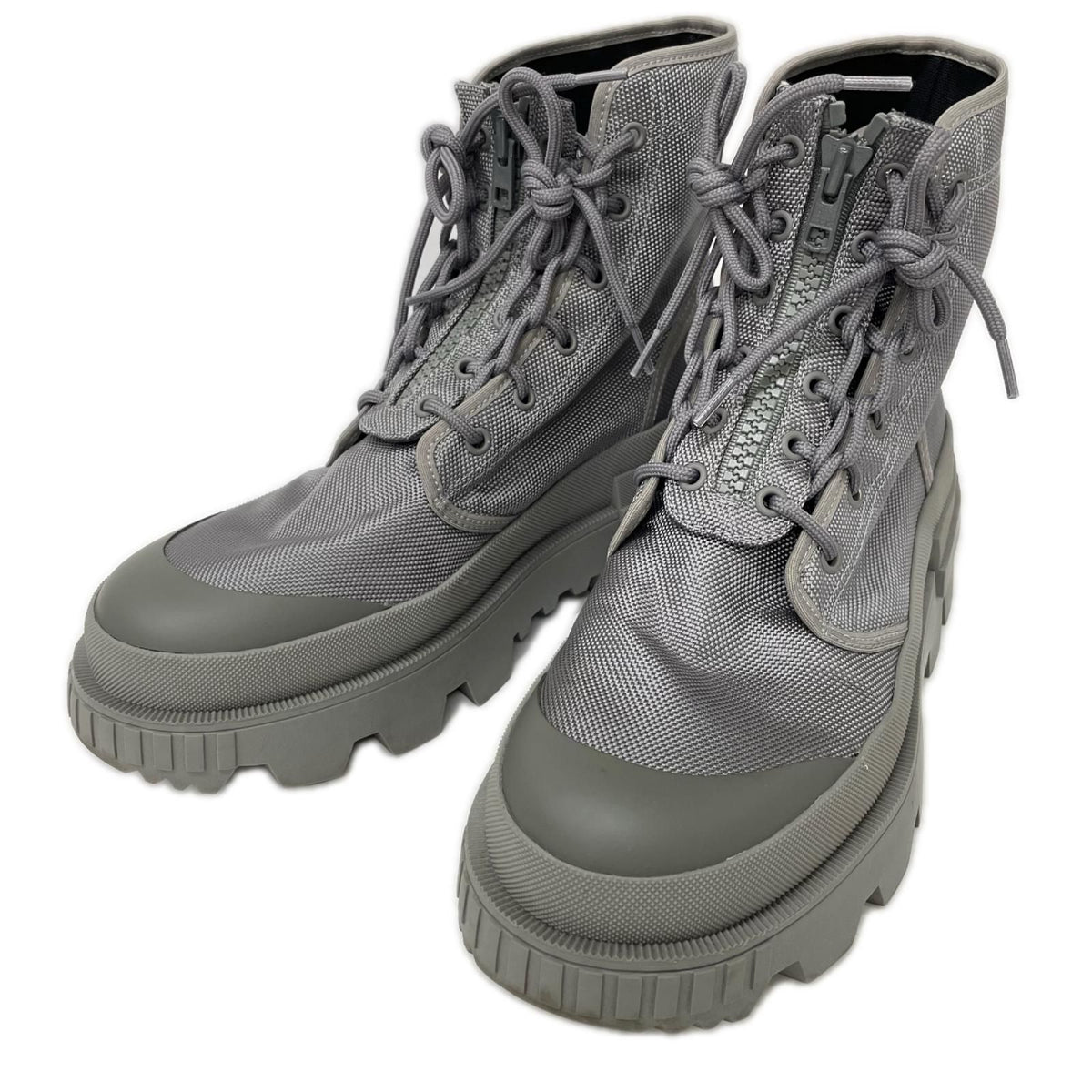 Moncler Genius Hyke Desertyx Ankle Boots Back Logo Mesh Rubber Lace-up