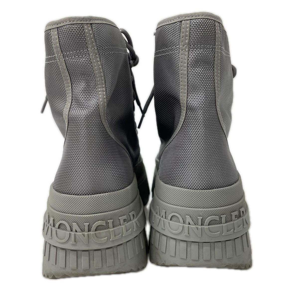 Moncler Genius Hyke Desertyx Ankle Boots Back Logo Mesh Rubber Lace-up — view 3