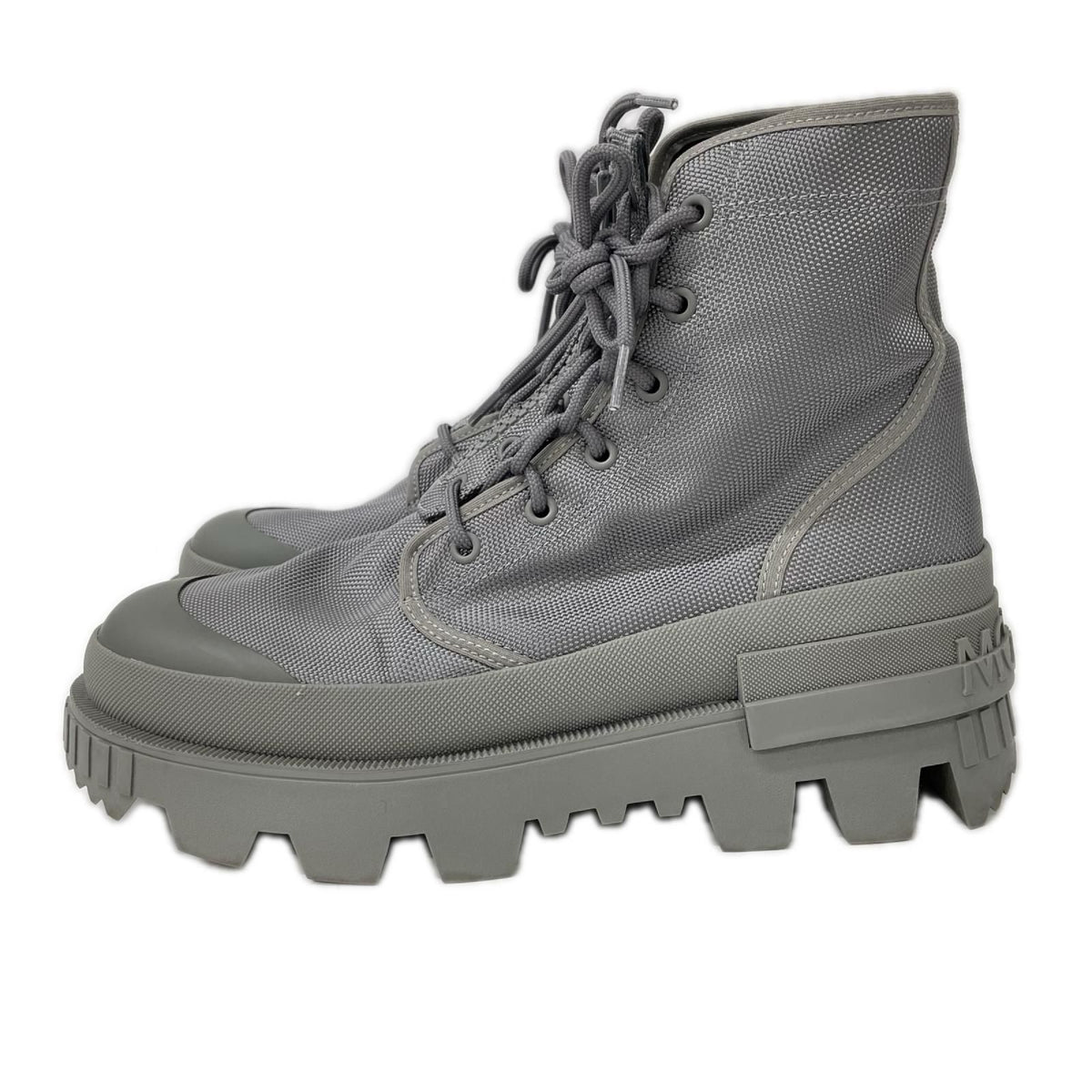 Moncler Genius Hyke Desertyx Ankle Boots Back Logo Mesh Rubber Lace-up — view 2