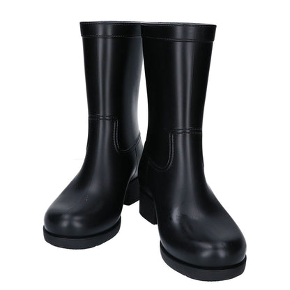 Prada Triangle Logo Rain Boots — view 2