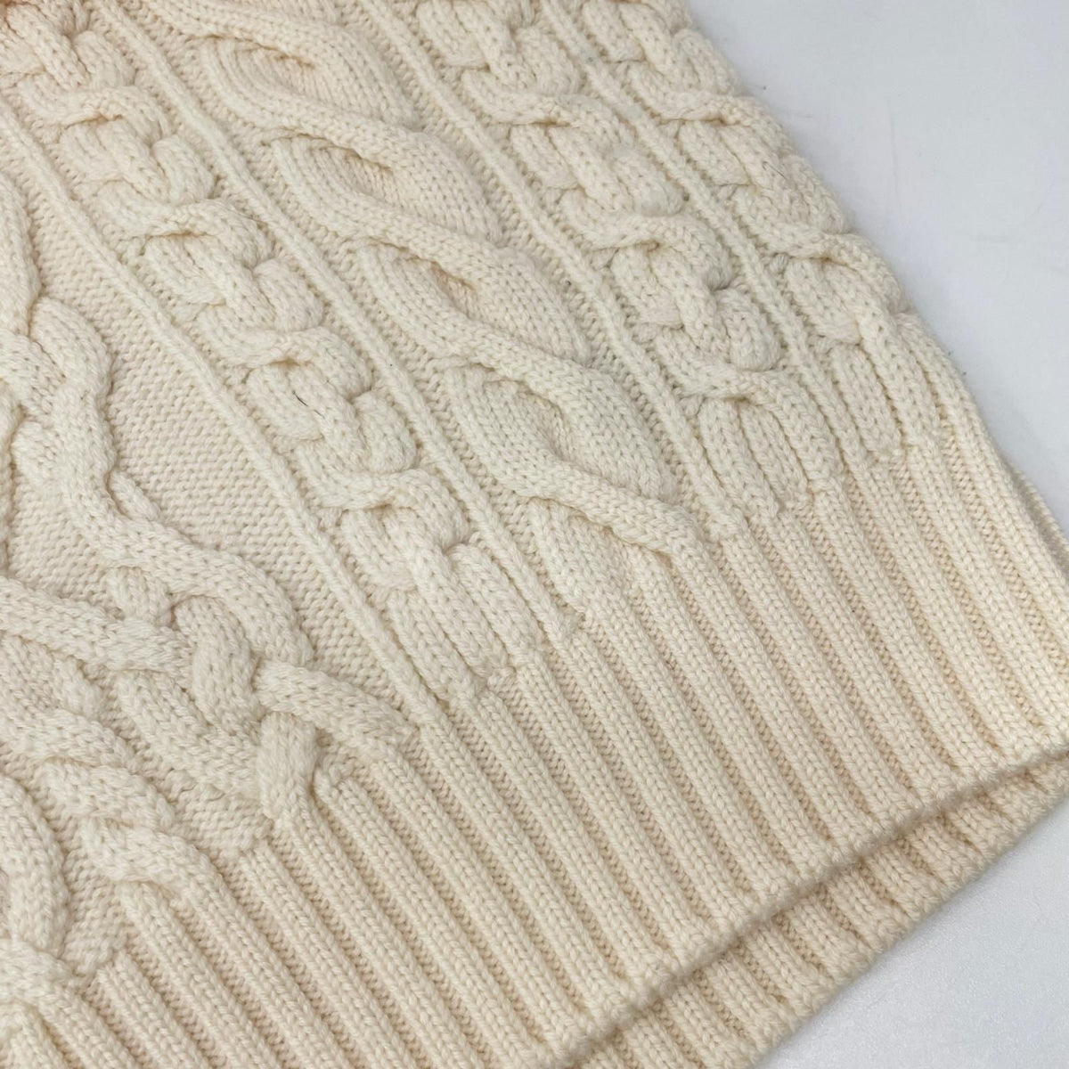 Hermes Cashmere Turtleneck Aran Knit Sweater 36 — view 8