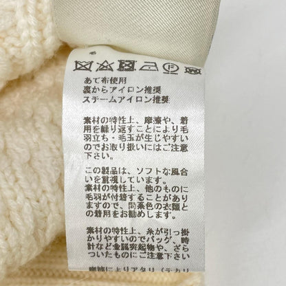 Hermes Cashmere Turtleneck Aran Knit Sweater 36 — view 4