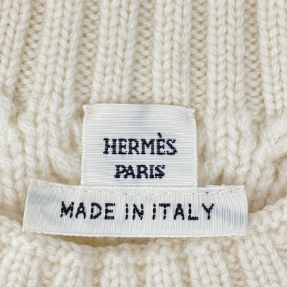 Hermes Cashmere Turtleneck Aran Knit Sweater 36 — view 3