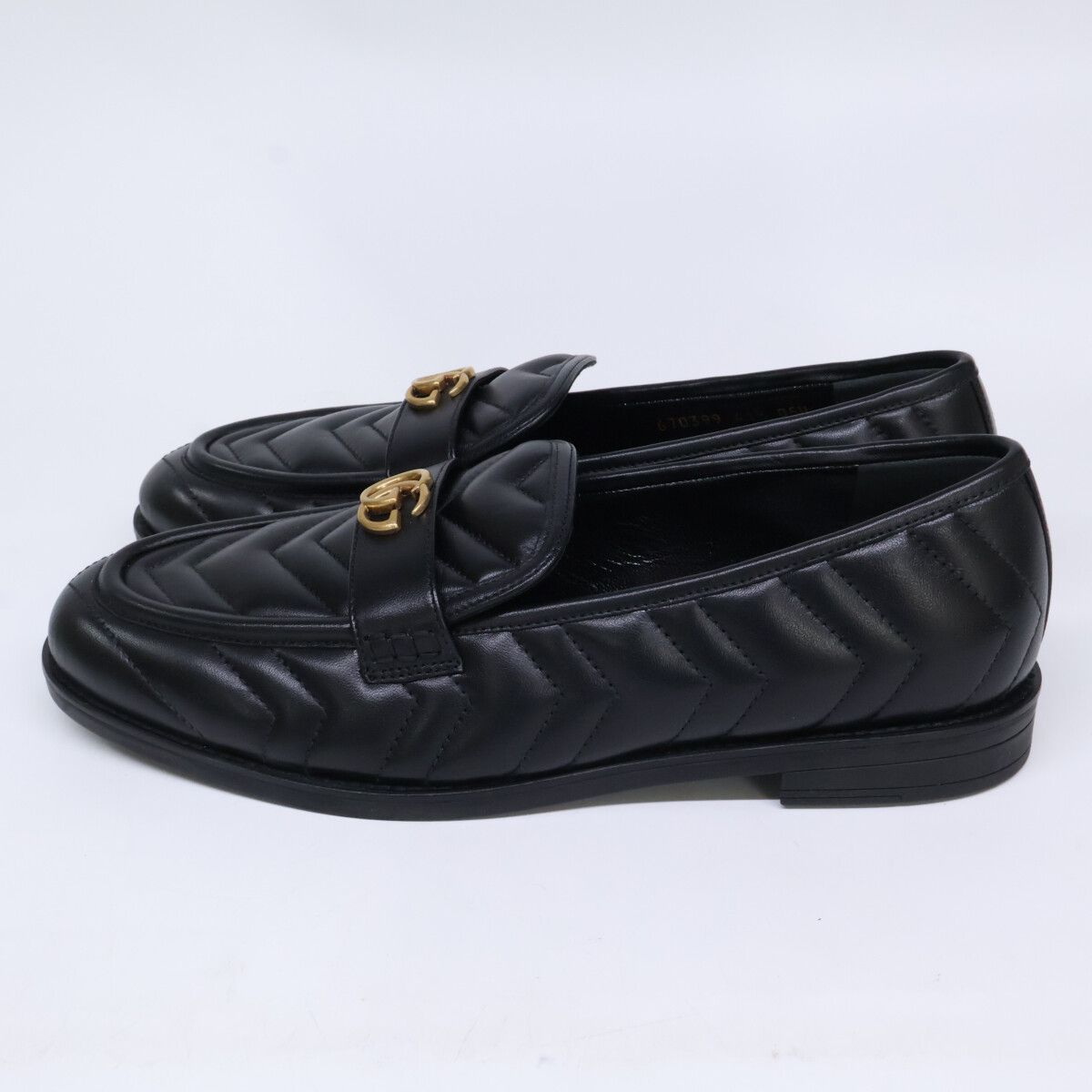 Gucci GG Marmont Leather Quilted Loafers — view 3
