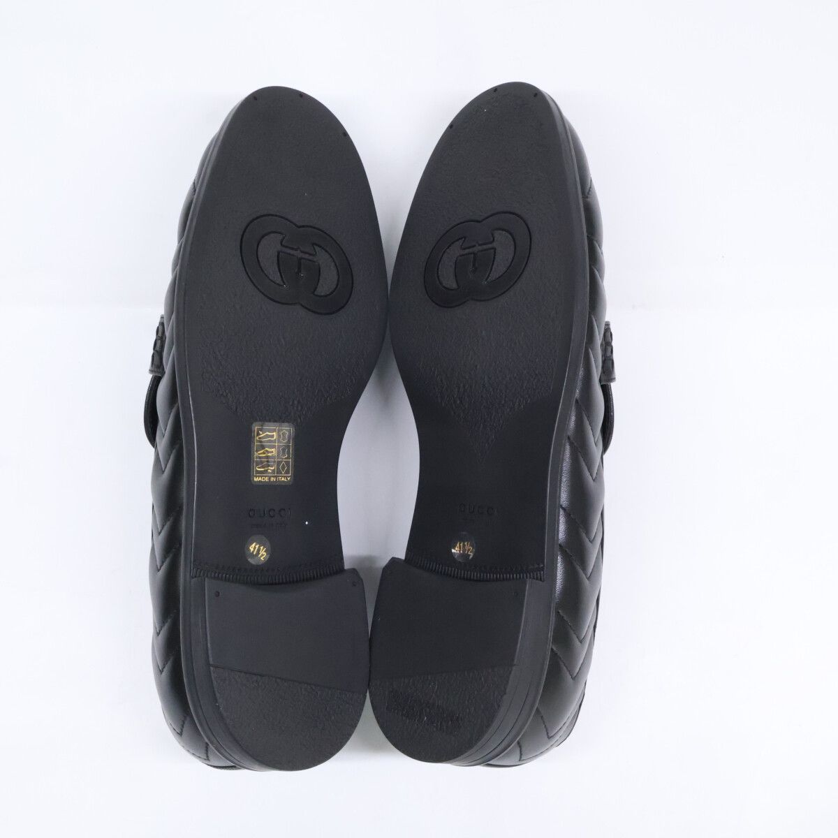 Gucci GG Marmont Leather Quilted Loafers — view 7