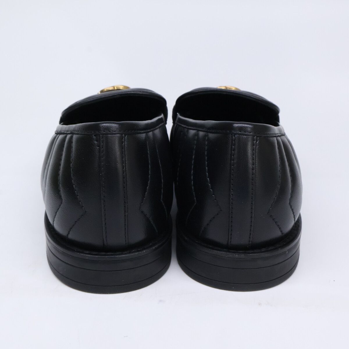 Gucci GG Marmont Leather Quilted Loafers — view 4