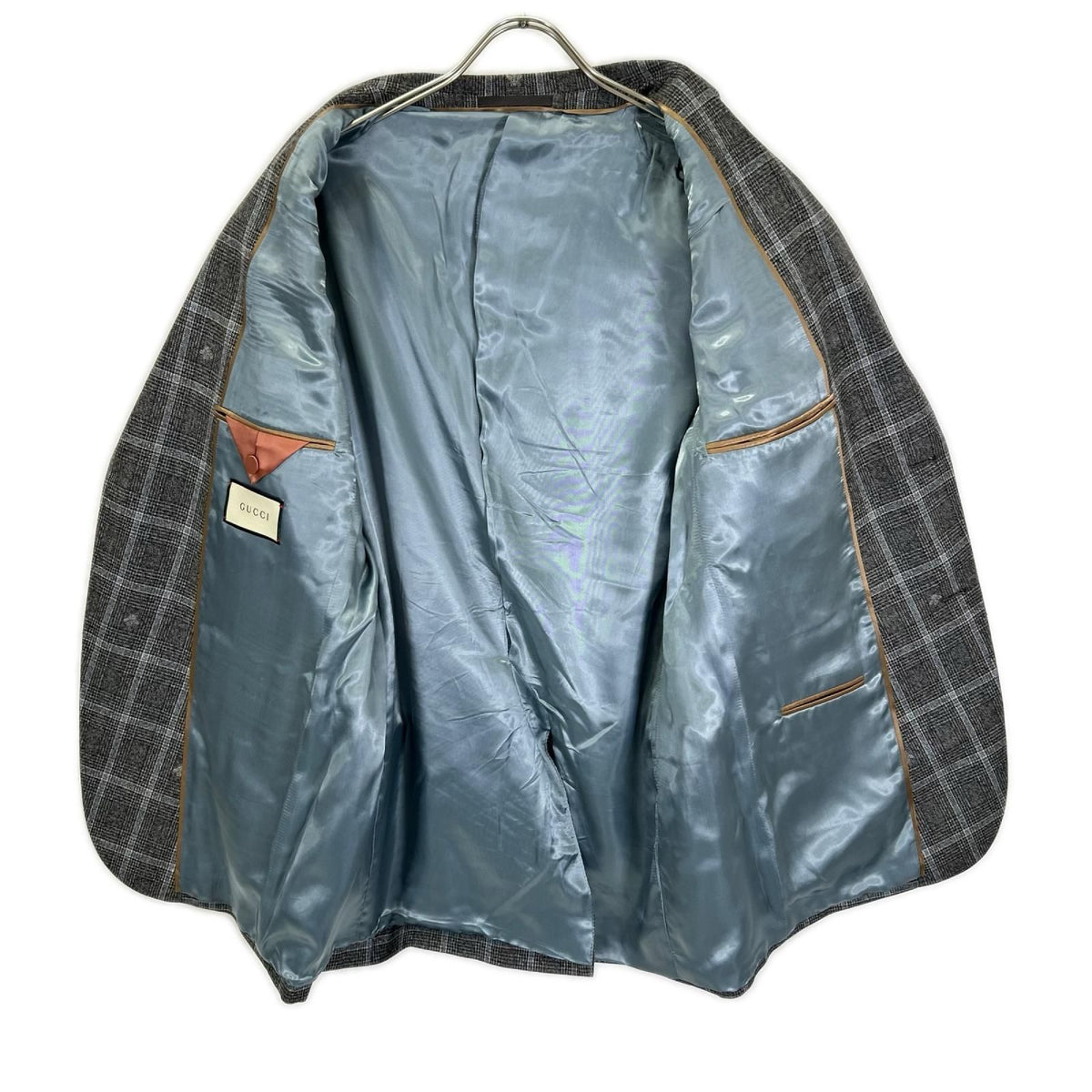 Gucci Gray Bee Check Suit Set 54 — view 4