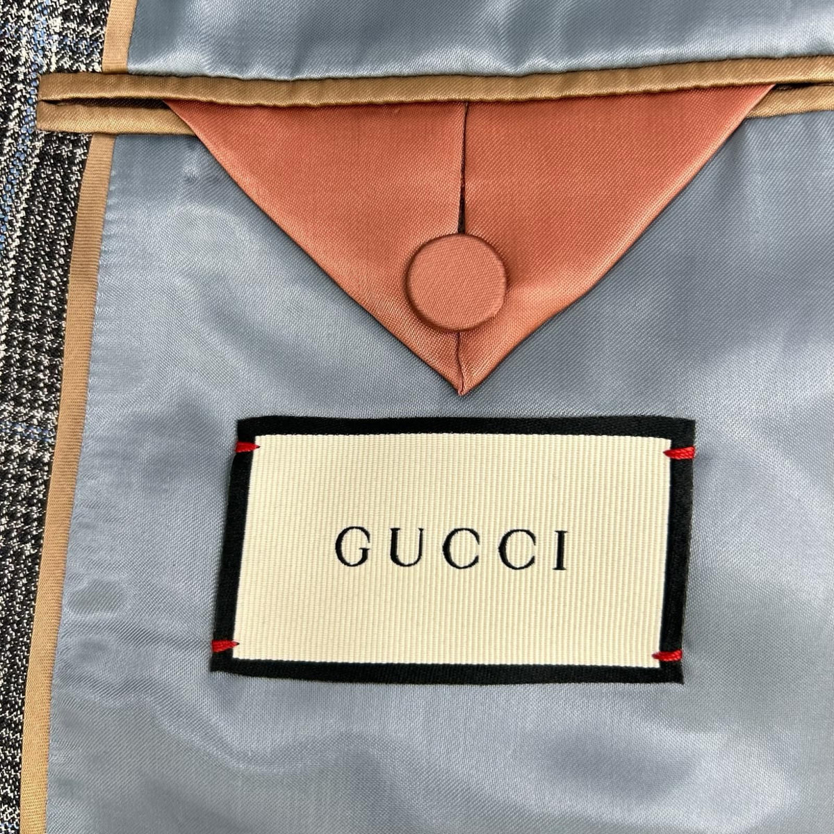Gucci Gray Bee Check Suit Set 54 — view 5
