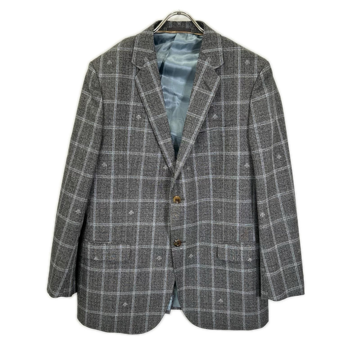 Gucci Gray Bee Check Suit Set 54 — view 2
