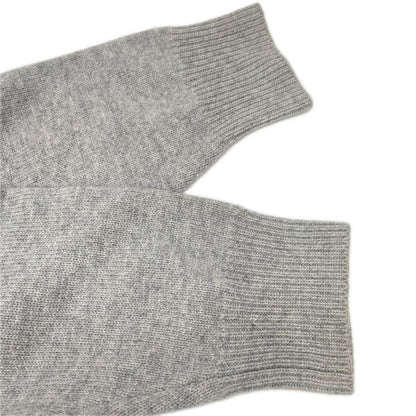 Celine Gray Hedi Slimane Era Cashmere Gourmette Cardigan — view 8