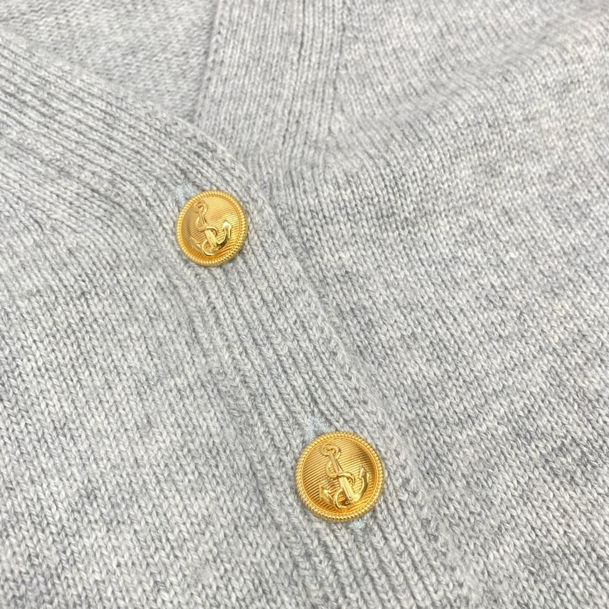 Celine Gray Hedi Slimane Era Cashmere Gourmette Cardigan — view 4