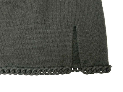 Bottega Veneta Acid Green Wool Mini Skirt Knit — view 3