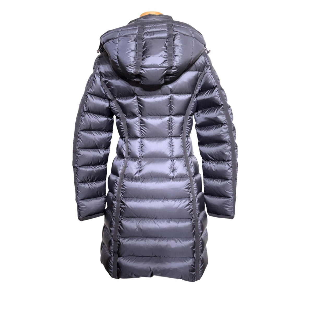 Moncler Hermine Down Coat Nylon Navy 00 — view 3