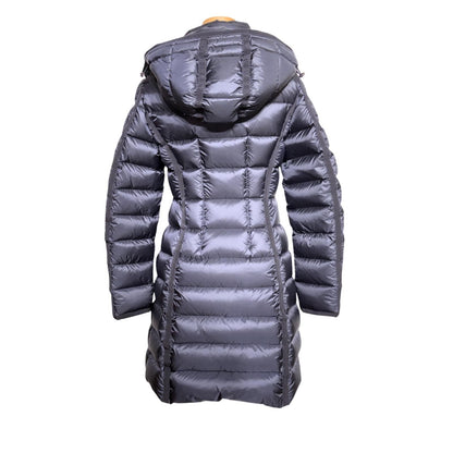 Moncler Hermine Down Coat Nylon Navy 00 — view 3