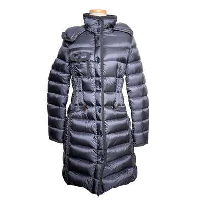 Moncler Hermine Down Coat Nylon Navy 00