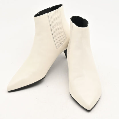 Celine Short Boots White Side Gore Leather — view 2