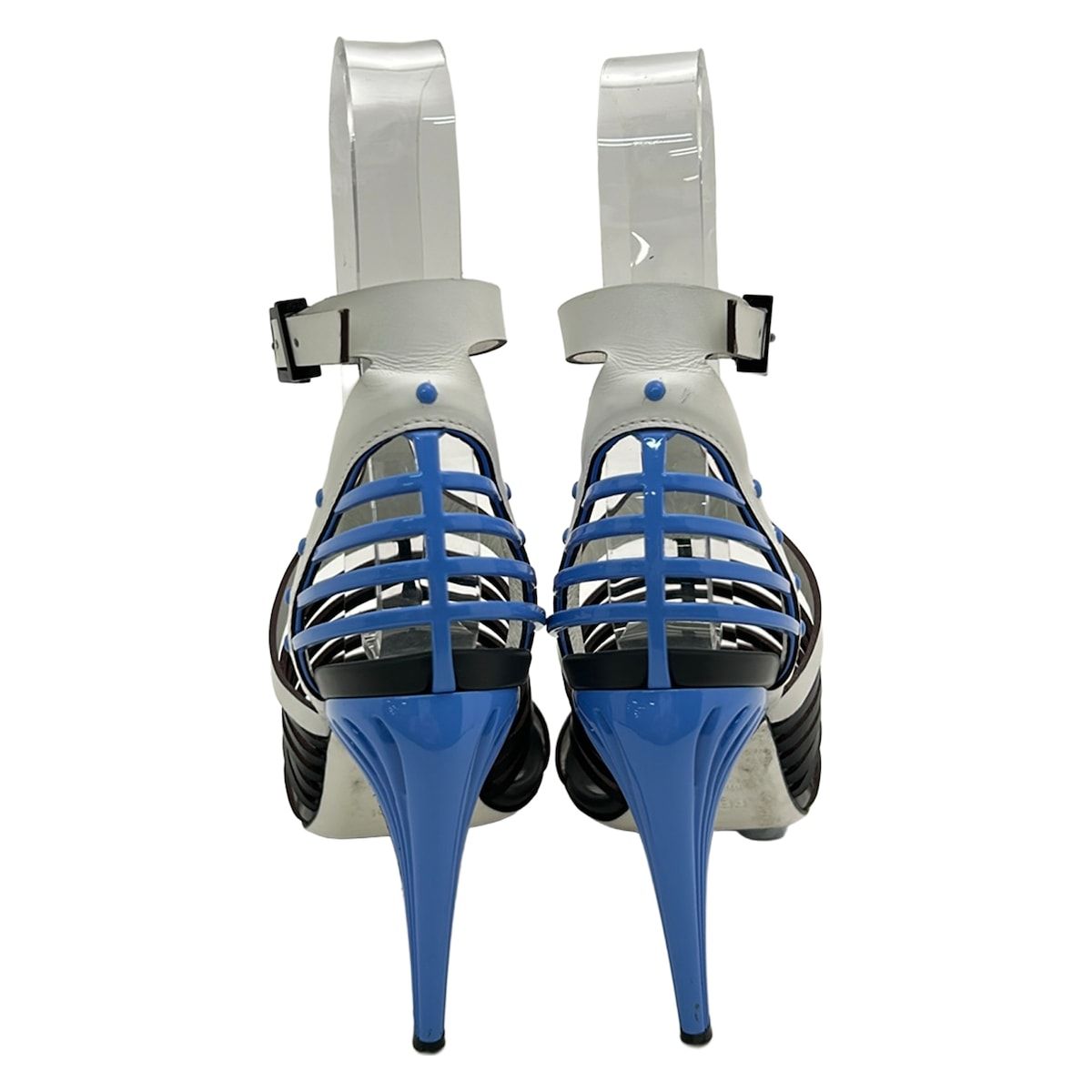 Fendi Sandals White Leather — view 3