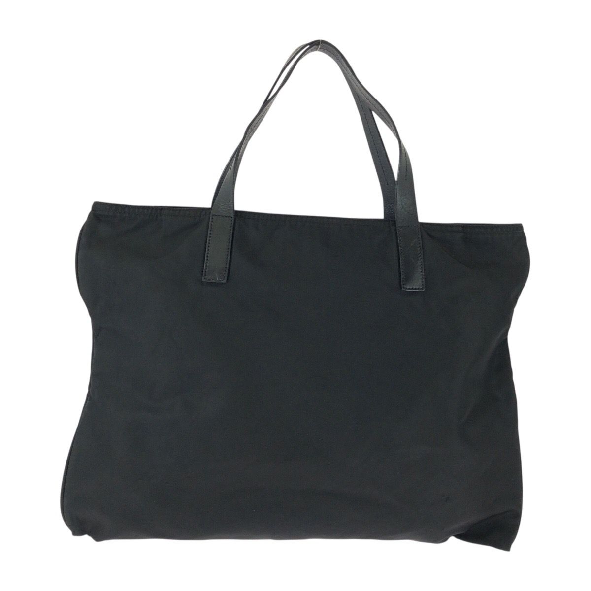 Prada Tessuto Black Silver Nylon Tote — view 2