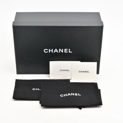 Chanel Sandals Black Gold Leather — view 7