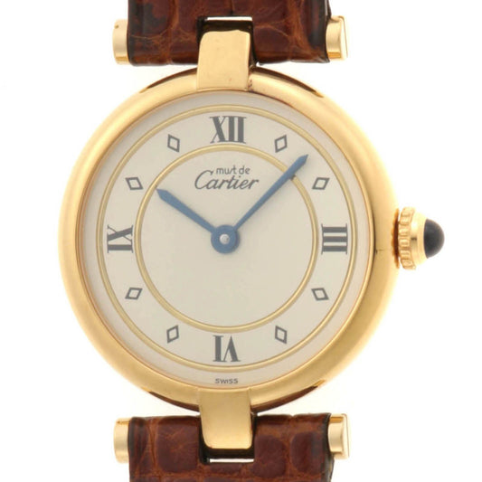 Cartier Must Vendome Vermeil Ivory Quartz Watch