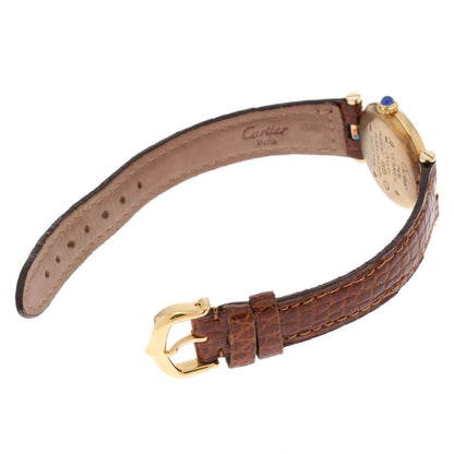 Cartier Must Vendome Vermeil Ivory Quartz Watch — view 3