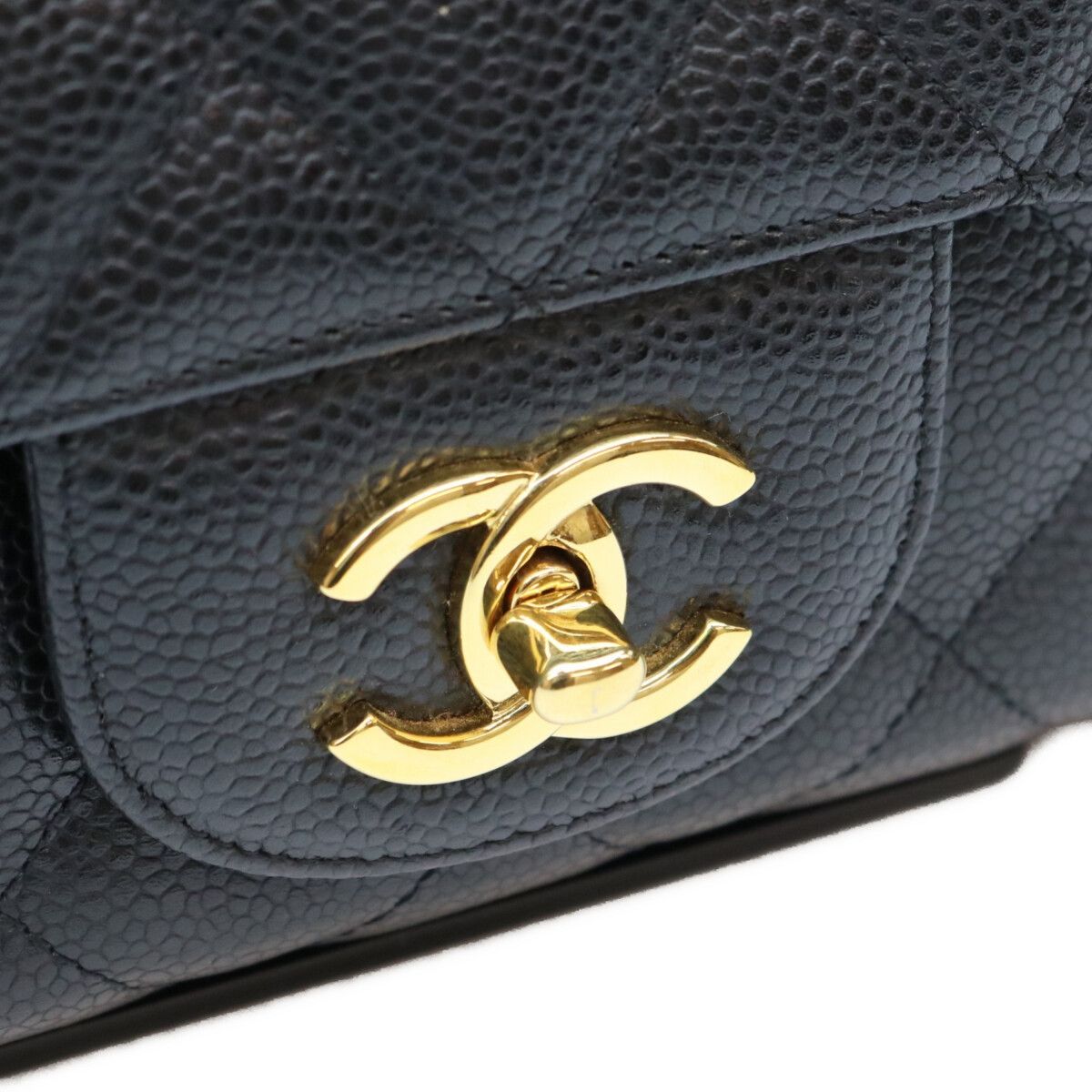 Chanel Black Caviar Single Maxi Quilted 30 Shoulder Bag — view 6