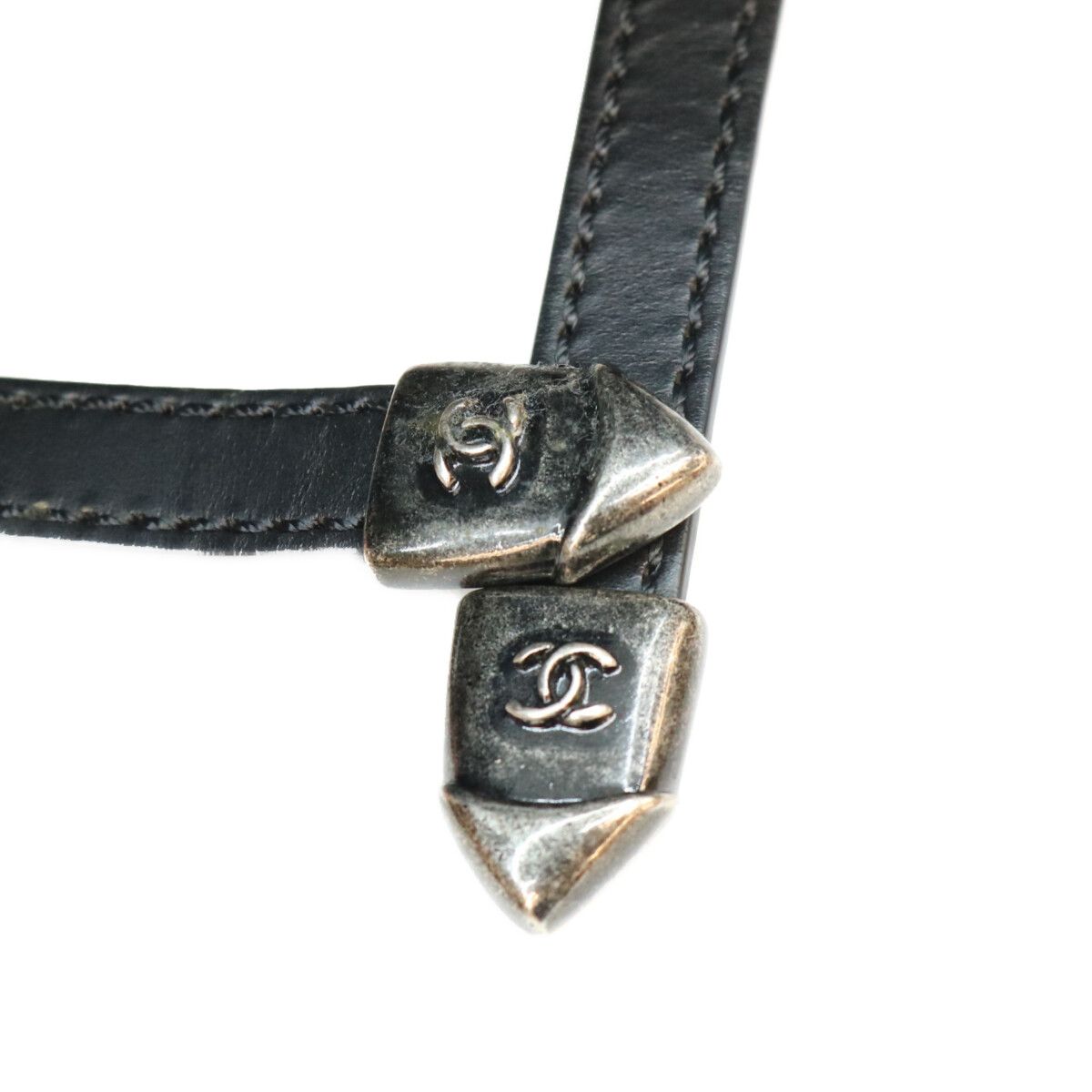 Chanel Black Calfskin S Paris Dallas Studs Buckle Flap Shoulder Bag — view 7