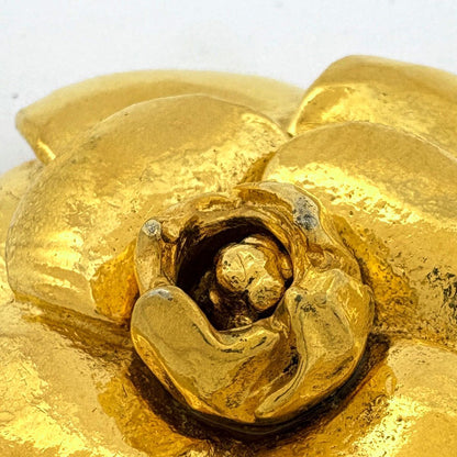 Chanel Brooch Camellia Gold Plated — view 4