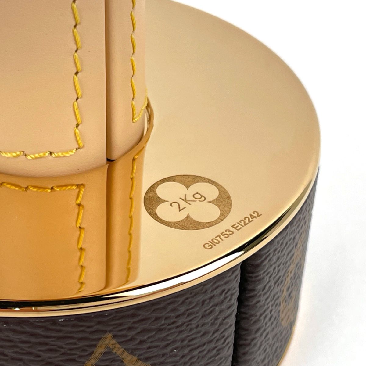 Louis Vuitton Alter Dumbbell Monogram Metal Brown Gold — view 4