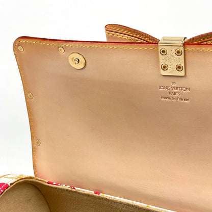 Louis Vuitton Papillon Handbag Ribbon Cherry Blossom Takashi Murakami Monogram — view 7