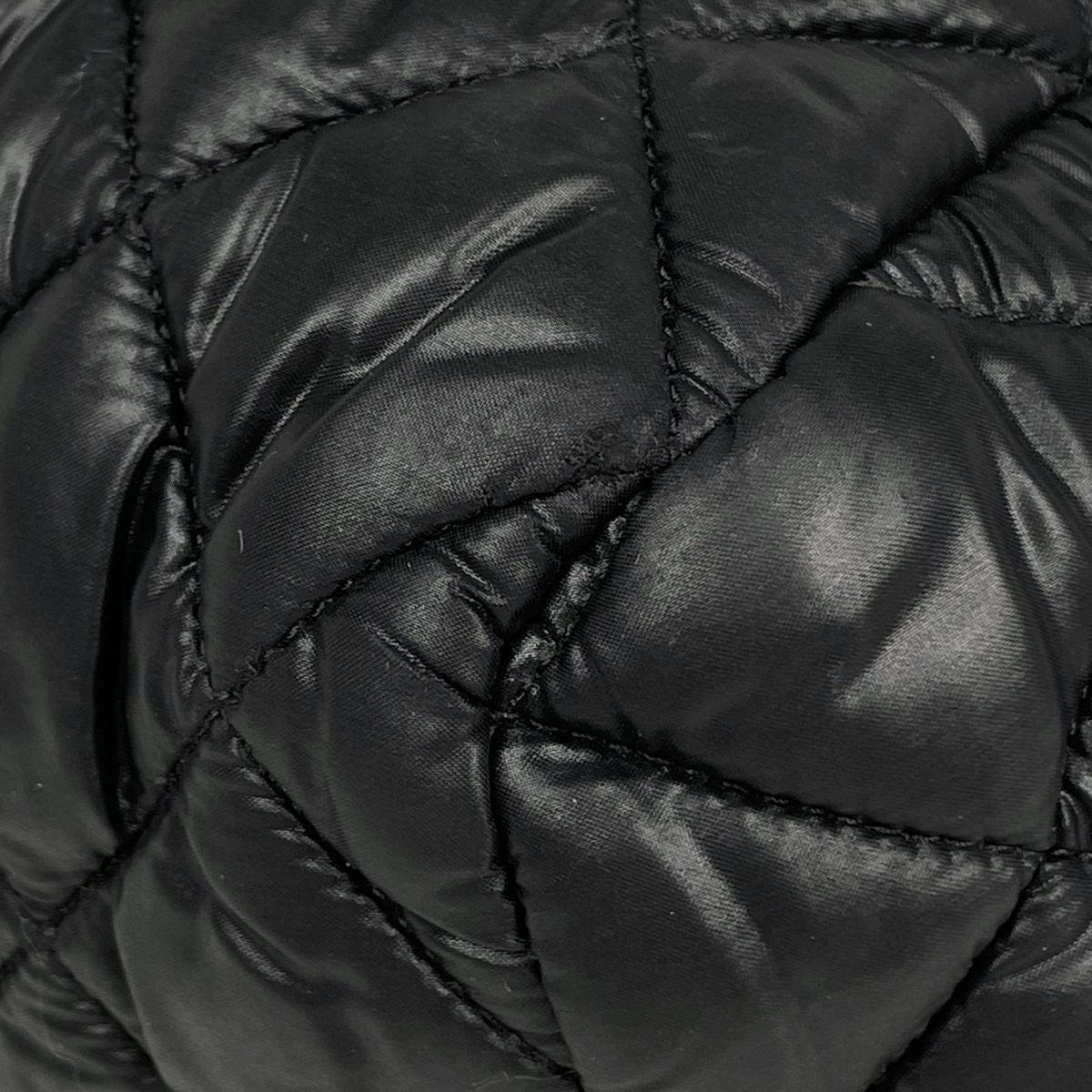 Chanel Handbag Coco Cocoon Mini Boston CC Logo Nylon Black — view 3