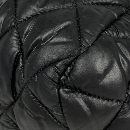 Chanel Handbag Coco Cocoon Mini Boston CC Logo Nylon Black — view 3